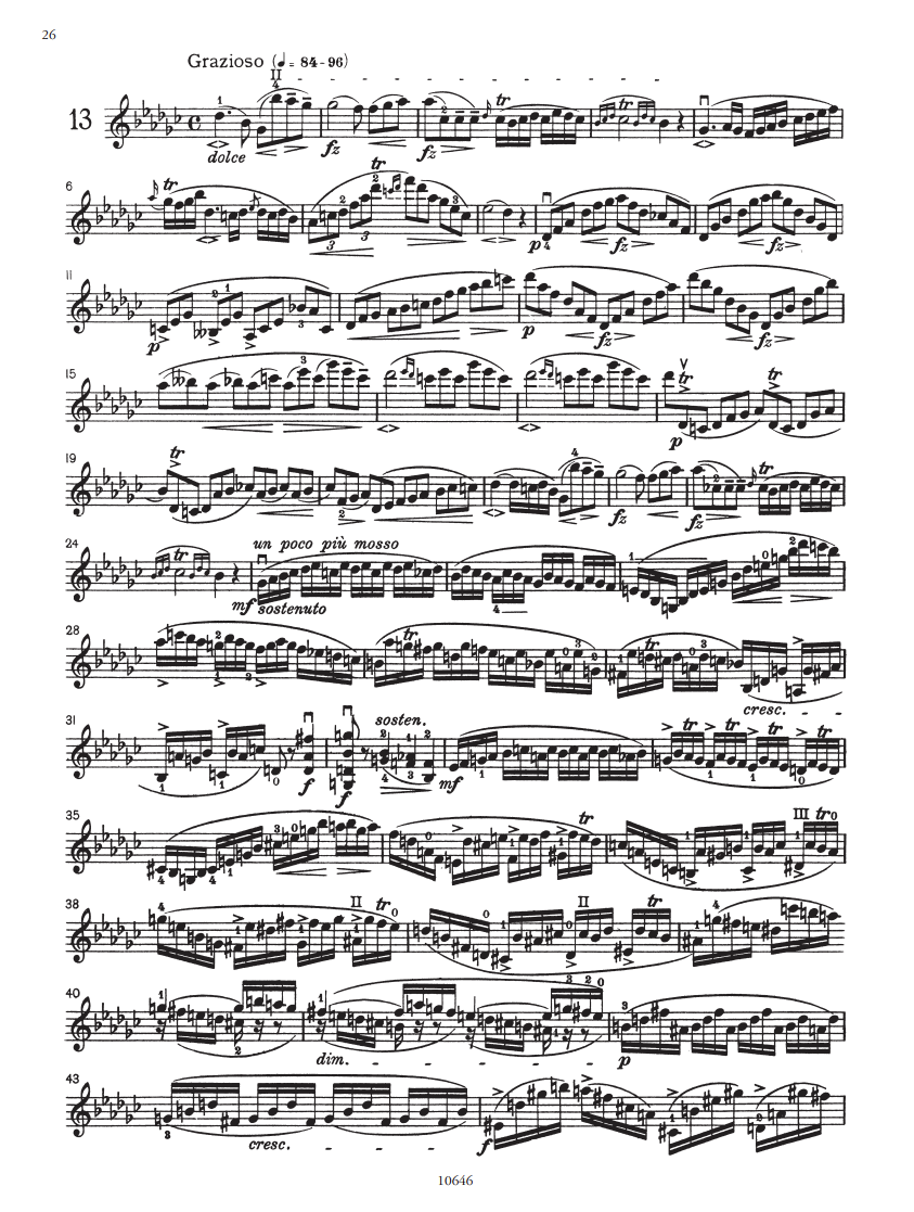 Pierre Rode: 24 Caprices for Violin Book