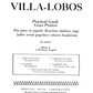 Heitor Villa-Lobos – Ten Pieces on Popular Brazilian Children’s Songs Piano Solo Book