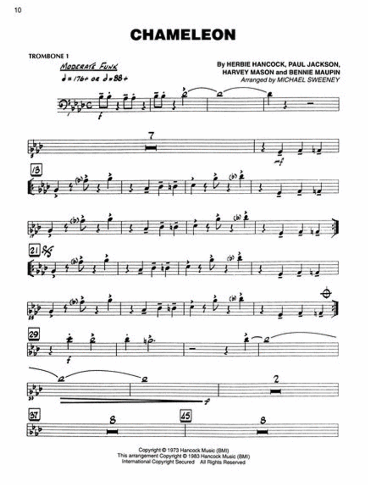 Easy Jazz Favorites - Trombone 1 Book (15 Arrangements)