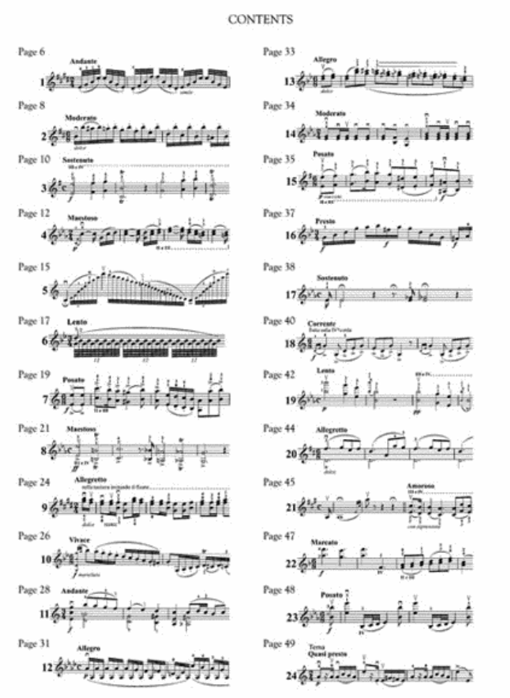 Paganini - 24 Caprices Opus 1 Violin Book (Urtext Edition)