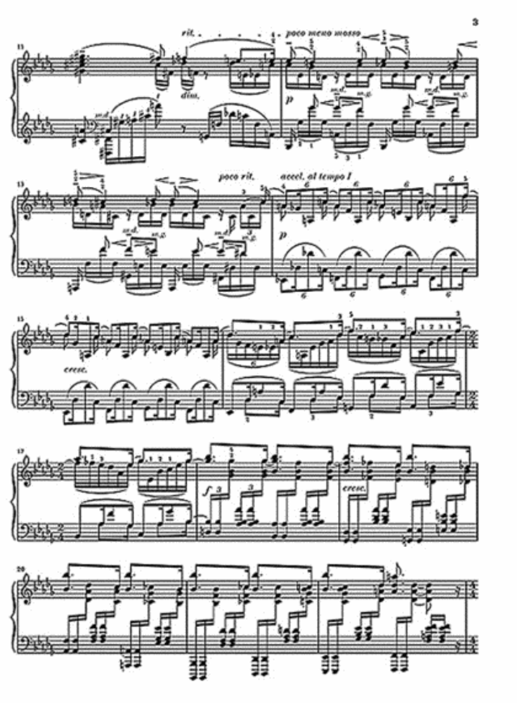 Rachmaninoff - Sonata No. 2 in B Minor, Op. 36 Piano Solo Book