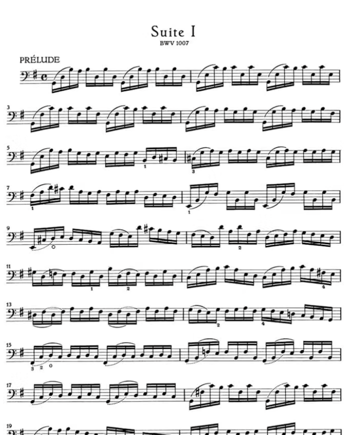 J.S Bach - 6 Suites BWV 1007-1012 Cello Solo Book