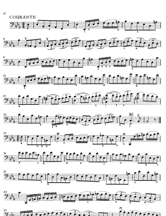 J.S Bach - 6 Suites BWV 1007-1012 Cello Solo Book