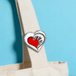 Piano Heart Enamel Pin