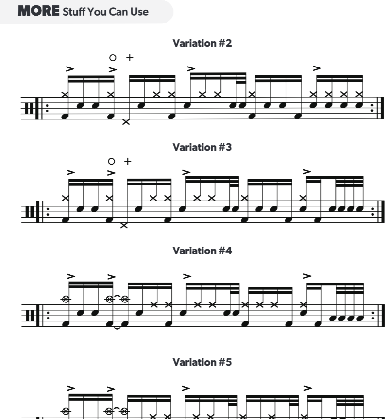 More Stuff You Can Use - Drumming From A To Z Book/Media (32 Drum Styles)