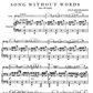 Felix Mendelssohn - Song Without Words D Major Opus 109 for Viola/Piano