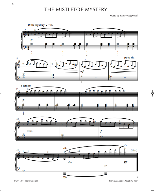 The Pam Wedgwood Christmas Collection For Piano Book/Online Audio