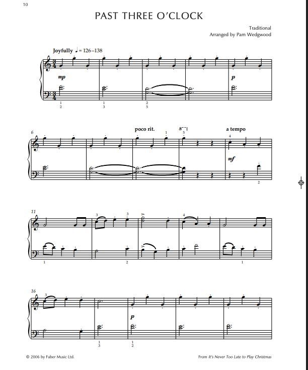 The Pam Wedgwood Christmas Collection For Piano Book/Online Audio