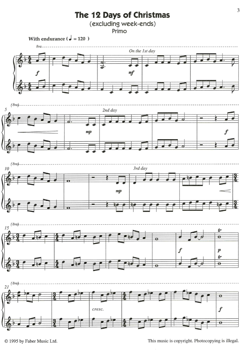 Pam Wedgwood - Christmas Jazzin About - Piano Duet Book