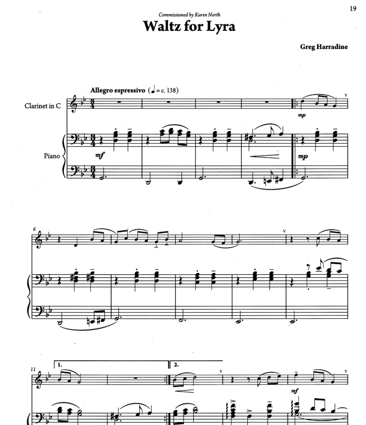 Karen North - Lyrical Clarinet Legends For Clarinet and Piano Book/Audio