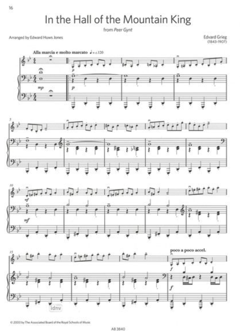 ABRSM- Encore Violin Exam Repertoire Book 2 (Grades 3 & 4) 18 Popular Pieces with Piano