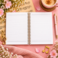 A5 Spring Floral Piano Spiral Notebook (60 pages)