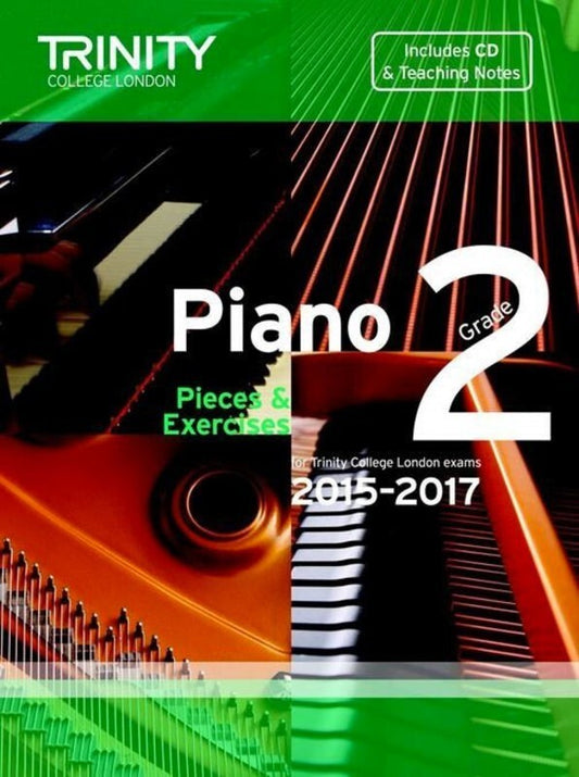 Piano Pieces & Exercises Gr 2 2015-2017 Bk/Cd