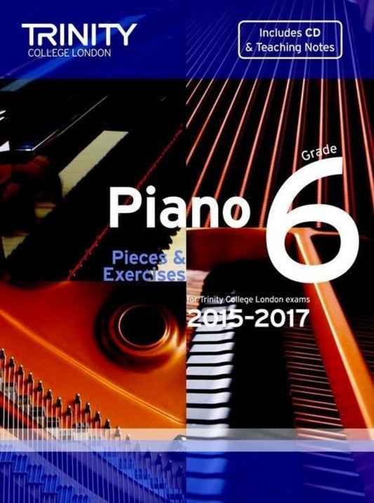 Piano Pieces & Exercises Gr 6 2015-2017 Bk/Cd