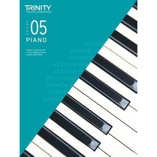 Trinity Piano Pieces & Exercises Grade 5 2018-2020 Book