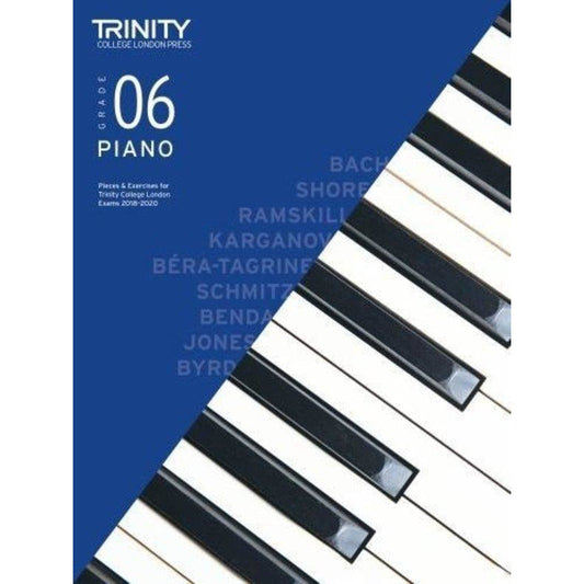 Trinity Piano Pieces & Exercises Grade 6 2018-2020 Book