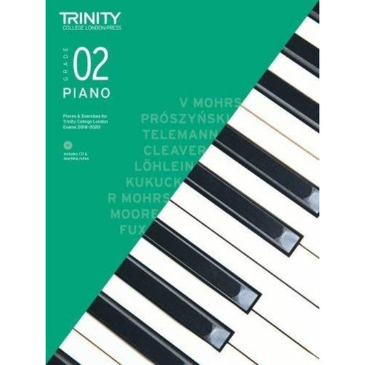 Trinity Piano Pieces & Exercises Grade 2 2018-2020 Book/Cd