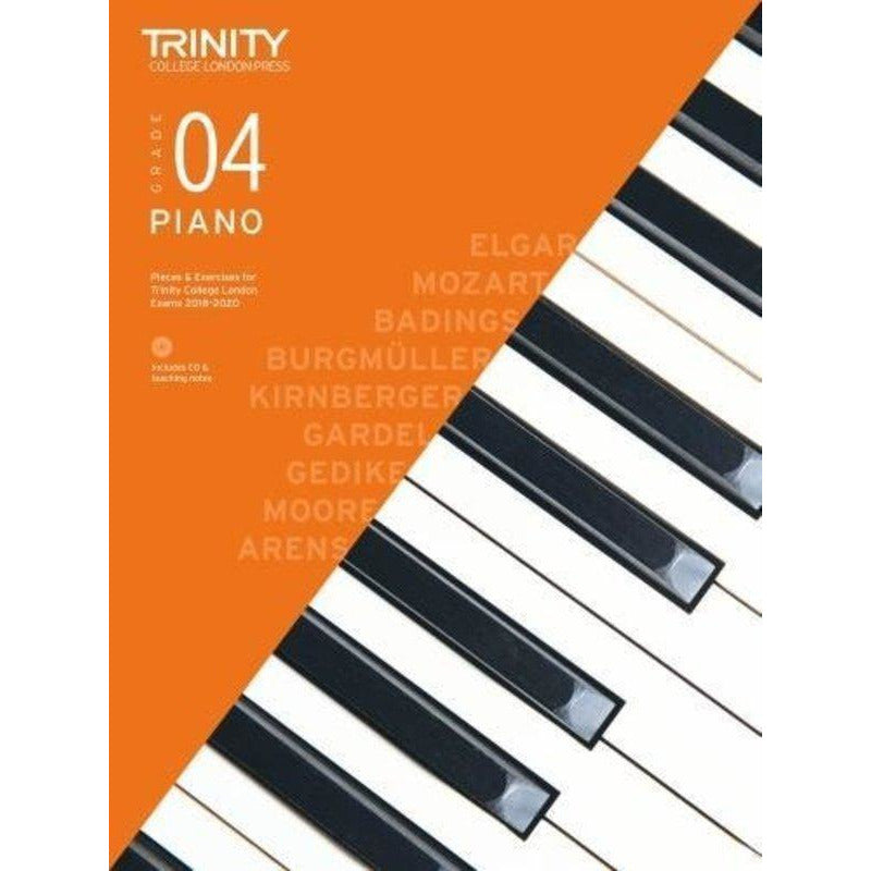 Piano Pieces & Exercises Grade 4 2018-2020 Book/Cd Trinity