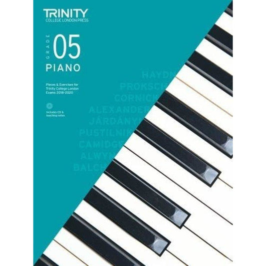 Piano Pieces & Exercises Grade 5 2018-2020 Book/Cd Trinity