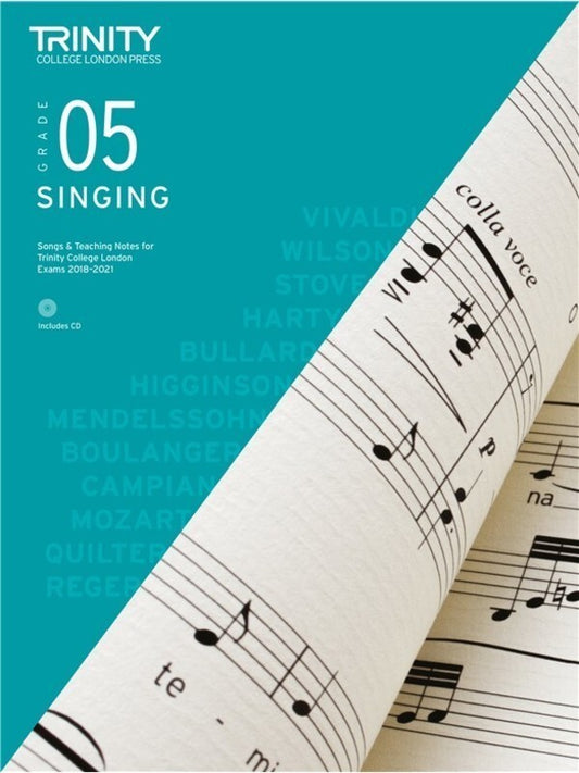 Trinity Singing Grade 5 2018 Bk/Cd