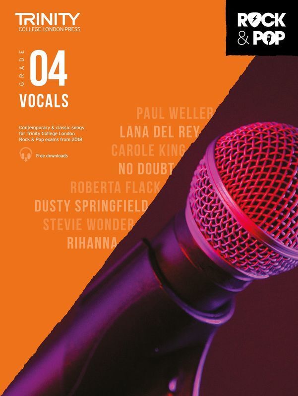 Trinity Rock & Pop Vocals Gr 4 2018
