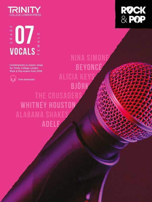Trinity Rock & Pop Female Vocals Gr 7 2018