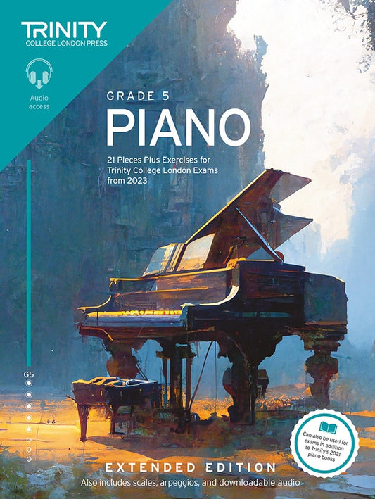 Trinity Piano Exam Pieces & Exercises 2023 Gr 5 Extended Ola