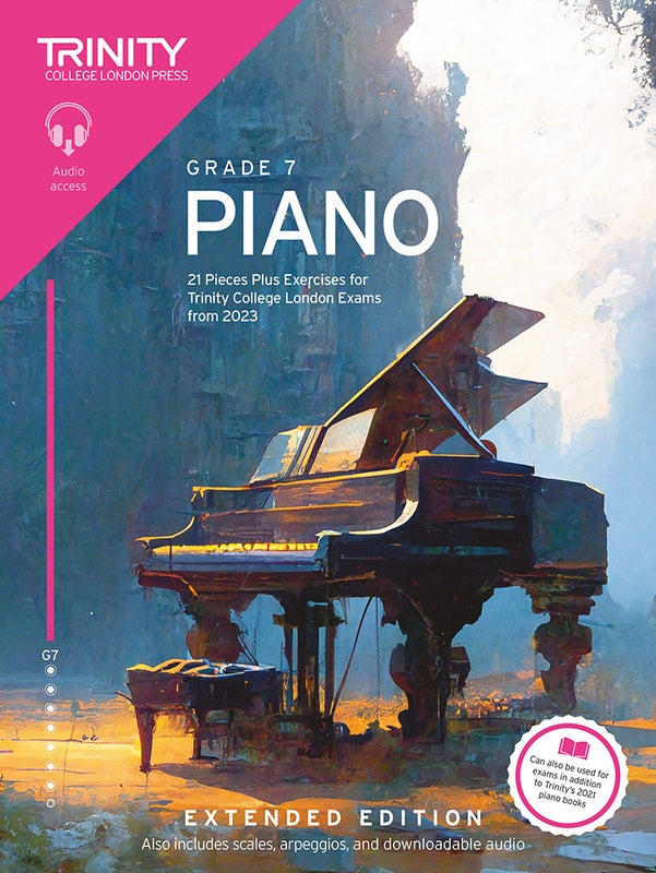 Trinity Piano Exam Pieces & Exercises 2023 Gr 7 Extended Ola