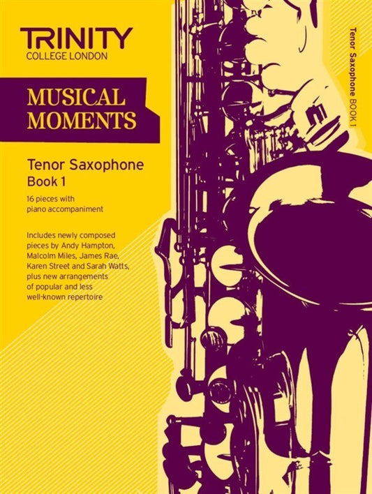 Musical Moments Tenor Sax Bk 1 Sax/Pno