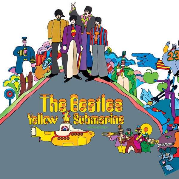 The Beatles 'Yellow Submarine' Vinyl Album and Crosley Vinyl Crate Bundle