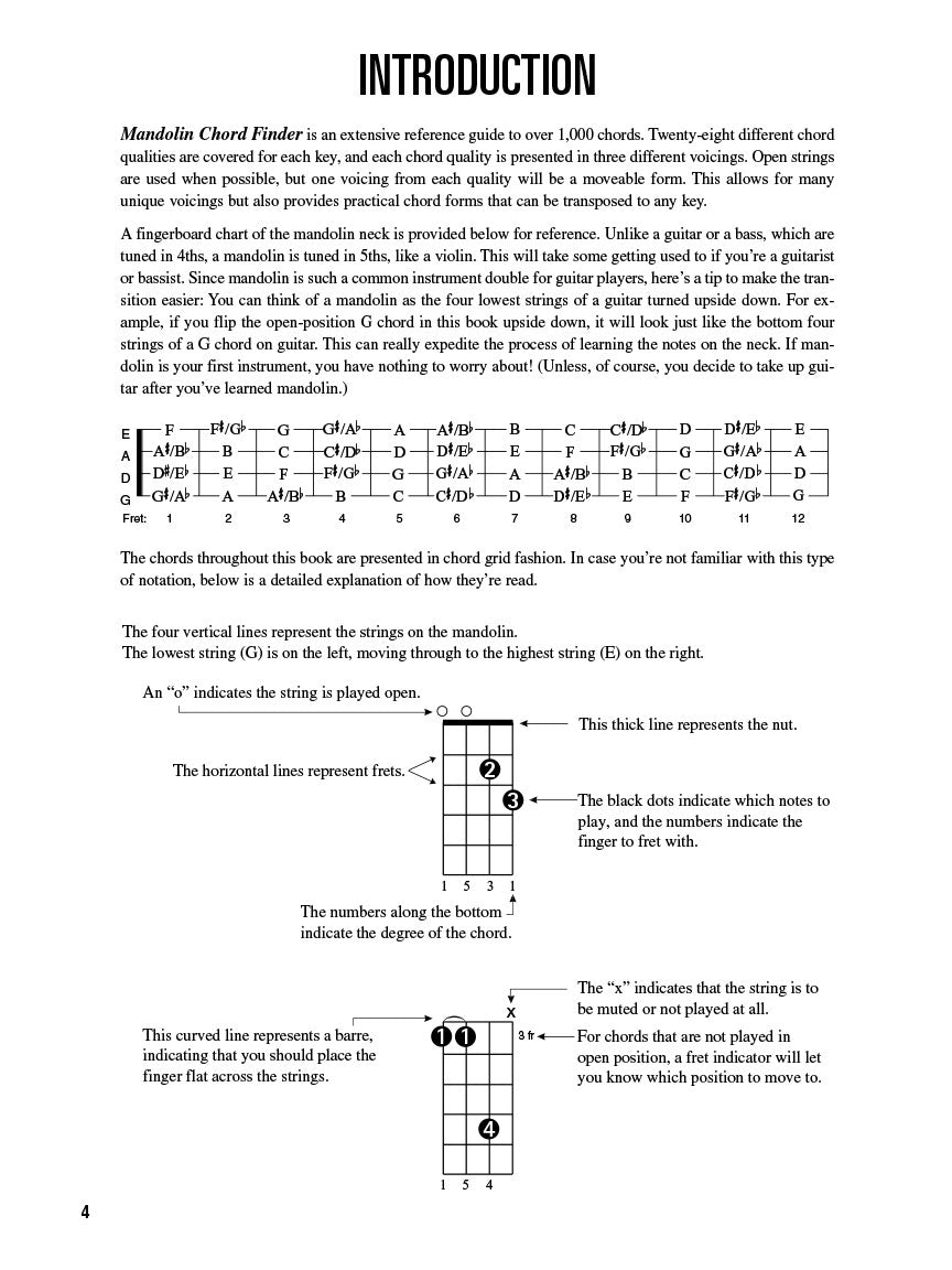 Hal Leonard - Mandolin Chord Finder Book (9 x 12 inch Edition)