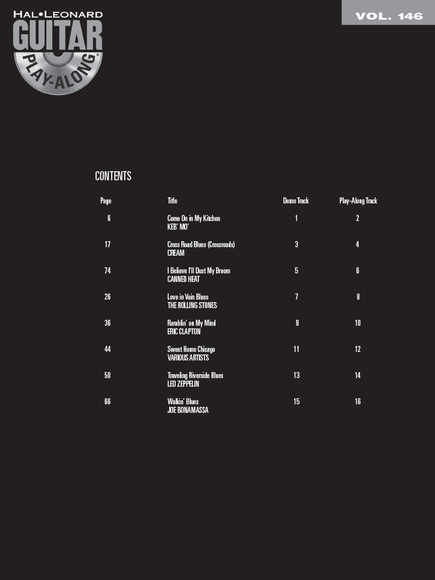 Robert Johnson Guitar Play Along Volume 146 Book/Cd Songbooks