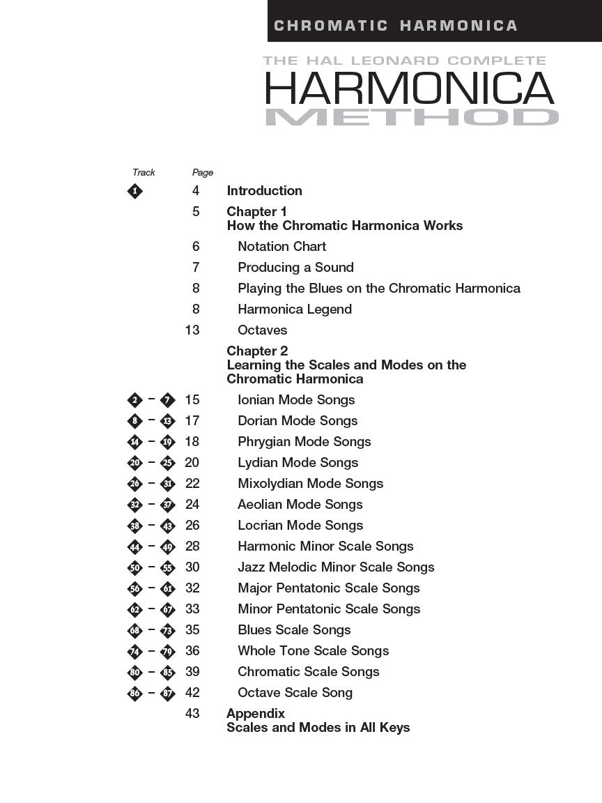 The Hal Leonard Complete Chromatic Harmonica Method Book/Ola