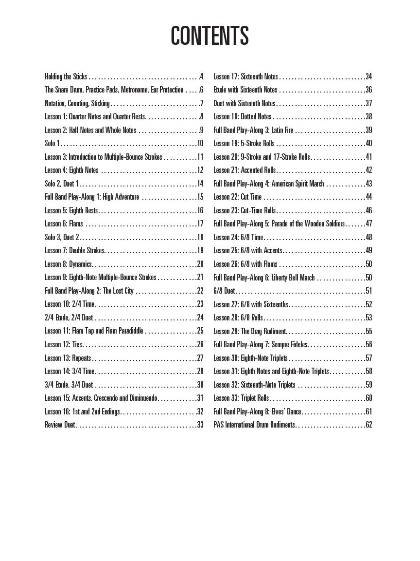 Hal Leonard - Snare Drum Method Book/Ola