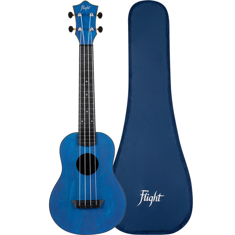 FLIGHT TUC-35 BLUE TRAVEL CONCERT UKULELE