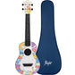 FLIGHT TUC-KITTY PRINT TRAVEL CONCERT UKULELE