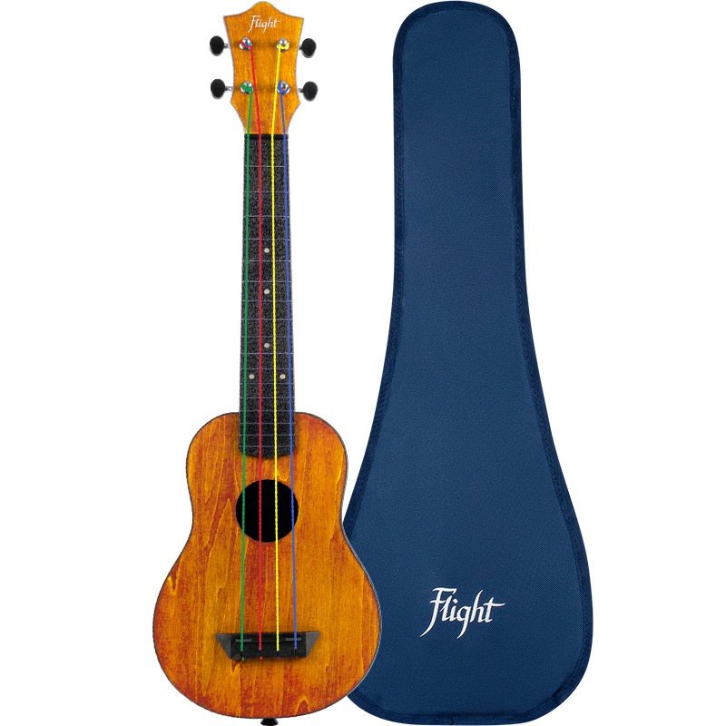 Flight Tusl-Kidz Acacia Concert Scale Soprano Travel Ukulele