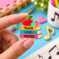 Sundry & Sound Co- Teach Love Inspire Apple and Books Enamel Pin