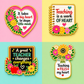 Teacher Appreciation Enamel Pin Bundle – Set of 4