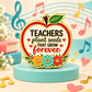 Sundry & Sound Co- Teachers Plant Seeds That Grow Forever Apple Enamel Pin