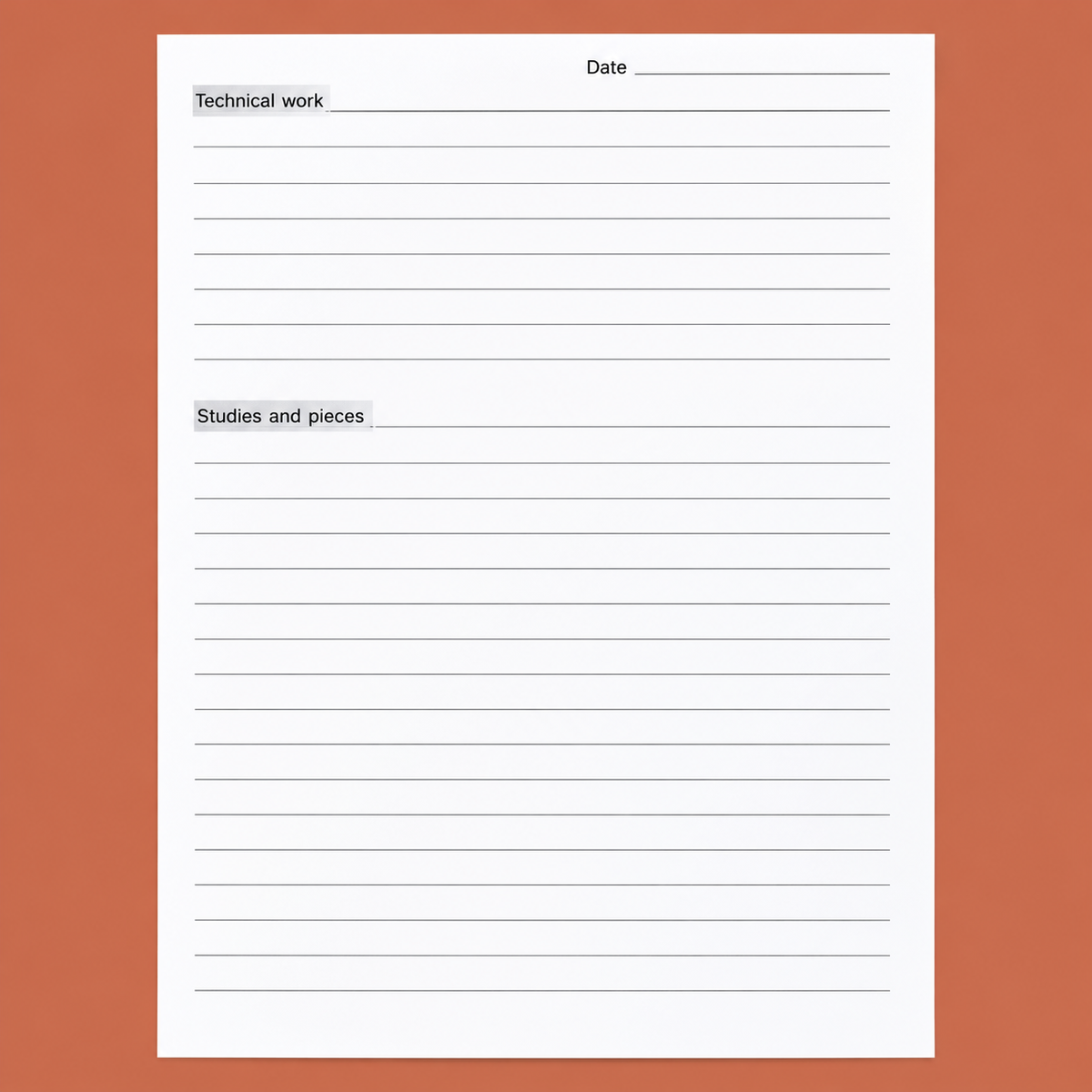 AMEB Music in Country Practice Diary (Part Proceeds Donated)