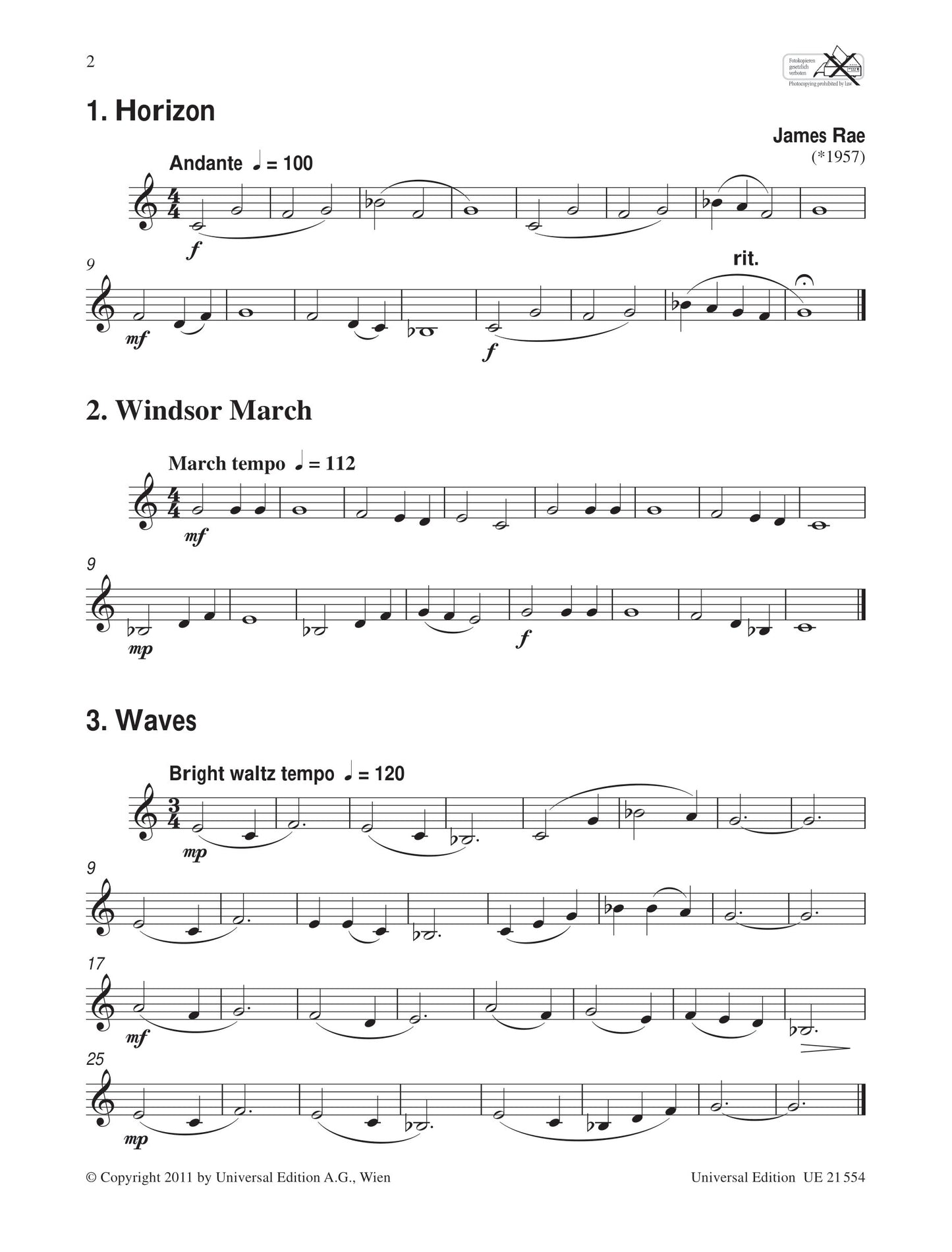 James Rae - 38 More Modern Studies For Solo Clarinet Book