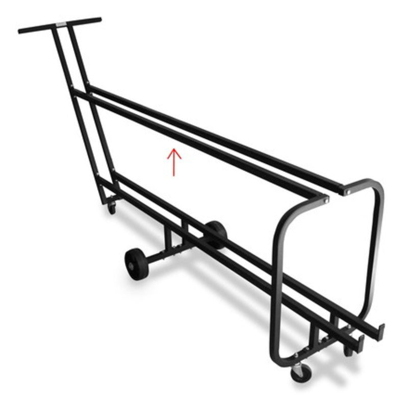UPPER RAIL ONLY FOR 25 STORAGE CART (SPARE PART)