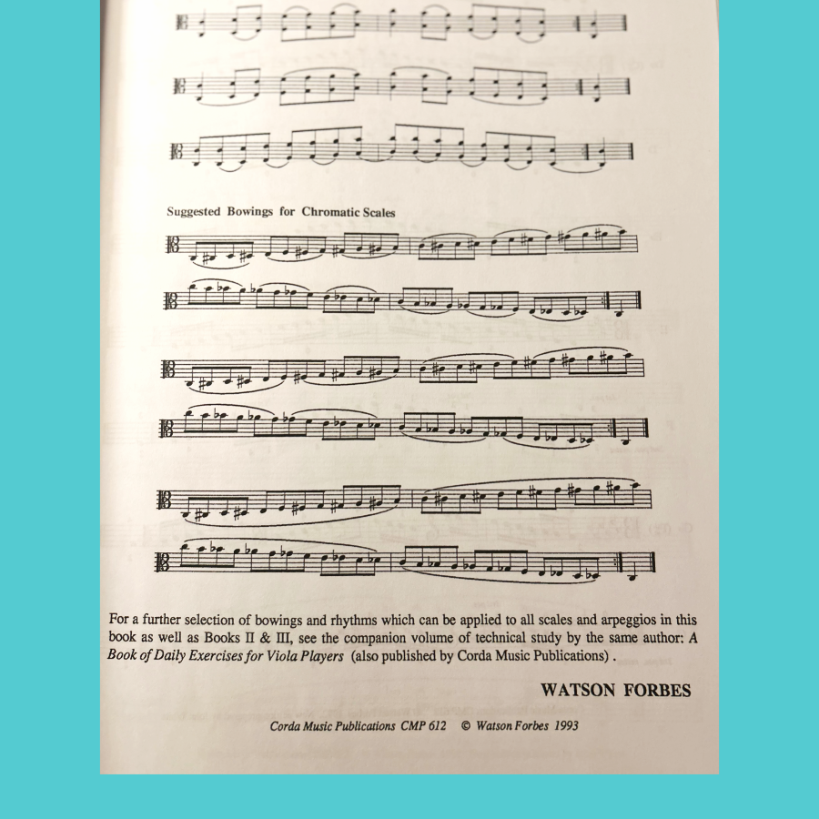 Watson Forbes - A First Book of Scales & Arpeggios for Viola Players