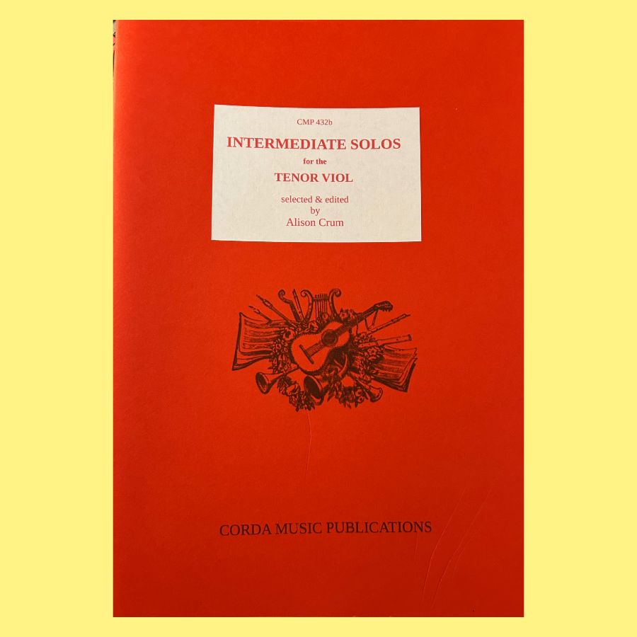 Alison Crum - Intermediate Solos for the Tenor Viol Book (17 Pieces)