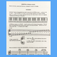 Peters 3 - Blank Music Manuscript Book (White) - References, Music Terms and 10 Staves