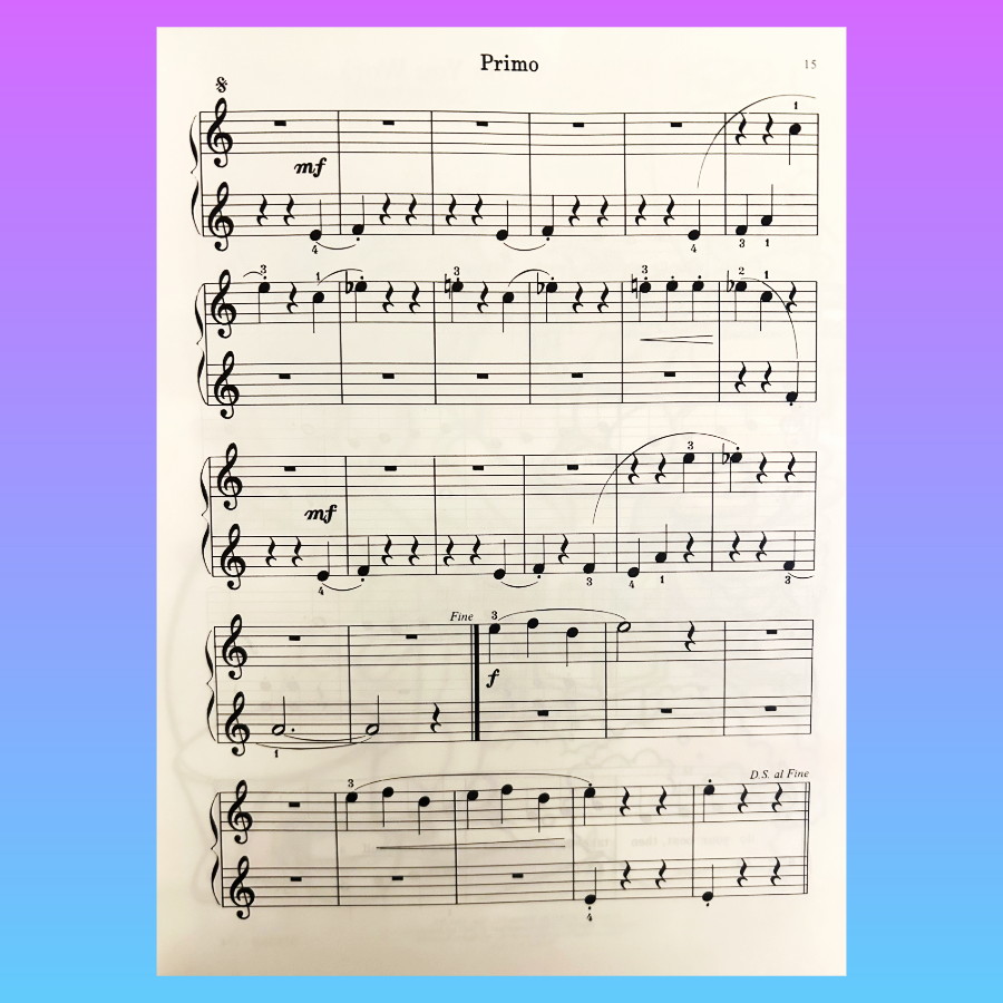 Walt Disney's Piano Coloring Book - Primer Level