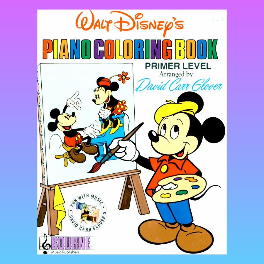 Walt Disney's Piano Coloring Book - Primer Level