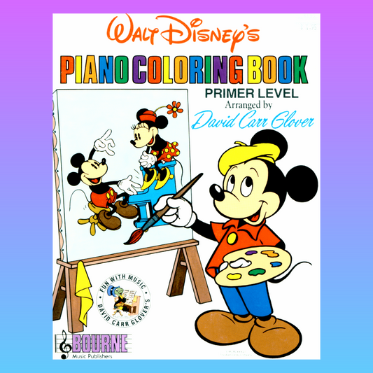 Walt Disney's Piano Coloring Book - Primer Level