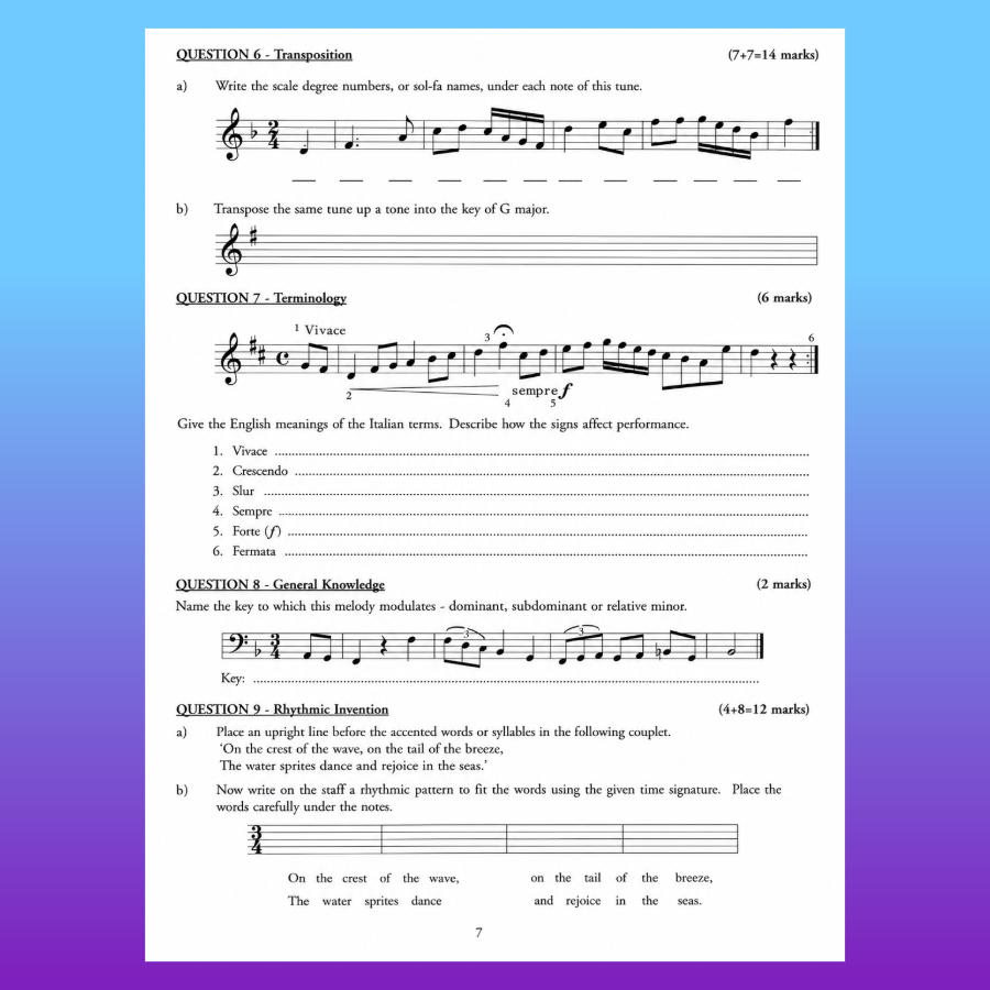 Orpheus Musicianship - Grade 2 Test Papers Book